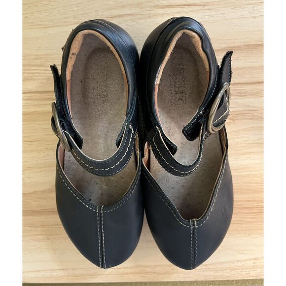 PIKOLINOS Granada Mary Jane Leather Black Leather Size 8.5 US/39 EU - Picture 5 of 7